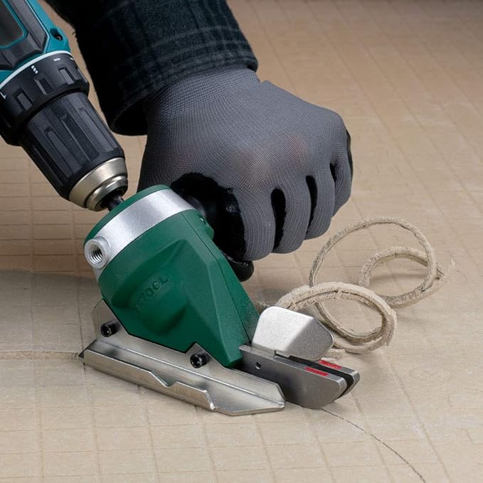 PacTool SS724 Snapper Shear Pro Fiber Cement Board Power Shears + PacTool SA90338 Gecko Gauge LP Siding Mounting Block Tool
