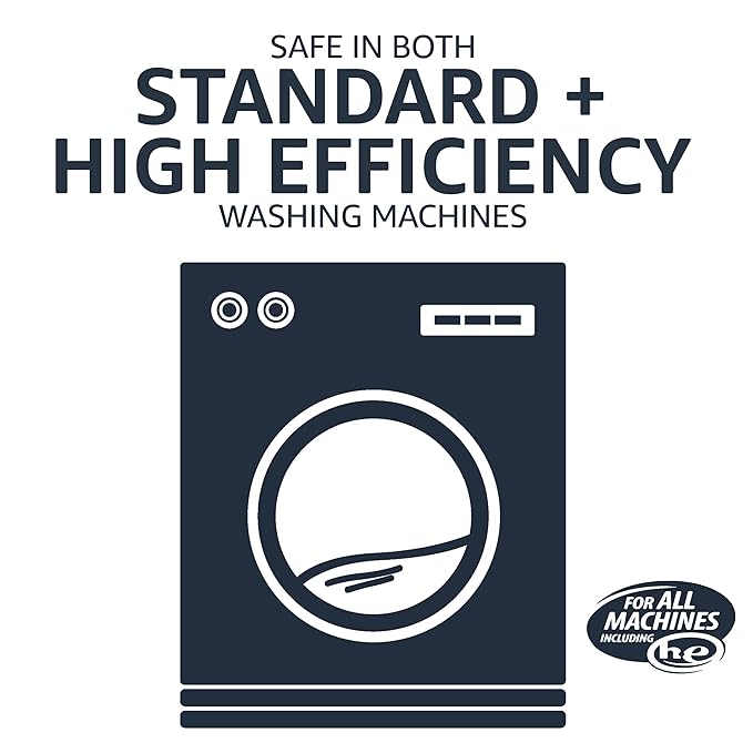 Amazon Basics Laundry Detergent, Hypoallergenic, Free & Clear, (New Packaging), 120 Count (Pack of 2)
