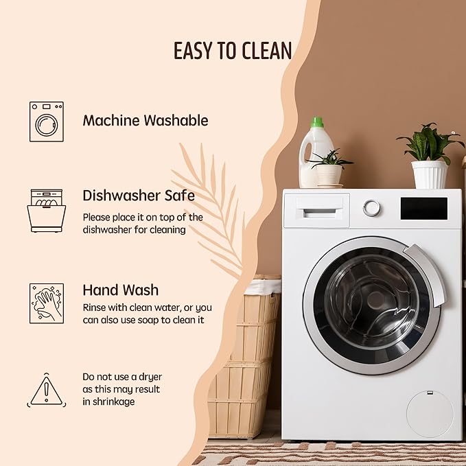Swedish Dishcloths for Kitchen, 5 Pack Reusable Paper Towels Washable, Super Absorbent Swedish Dish Cloths, Non-Scratch, No Odor