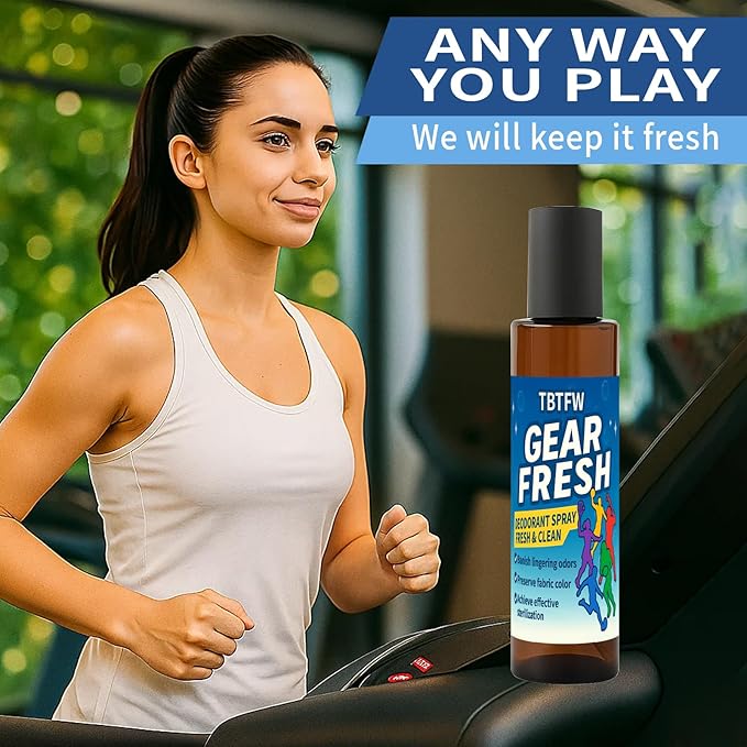 Sports Equipment Odor Eliminator Spray-Eliminate the Odor of Shoes and Sportswear, Quick Drying, Long-Lasting Cleaning Formula, Suitable For All Sports Equipment(6.76 Oz)