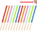15 PCS Microfiber Detail Duster Sticks, Mini Duster Crevice Cleaning Tool Car Air Vent Cleaner for Home Air Vent Window The Smallest Spaces