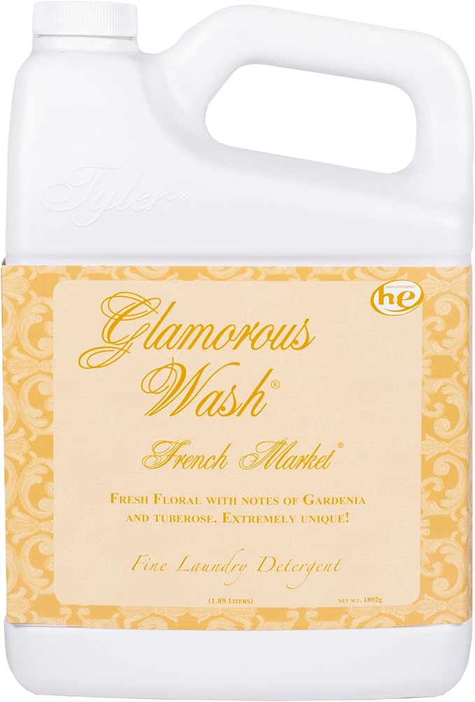 Tyler Candle - French Market Half Gallon (1.89 liters) Size Laundry Detergent