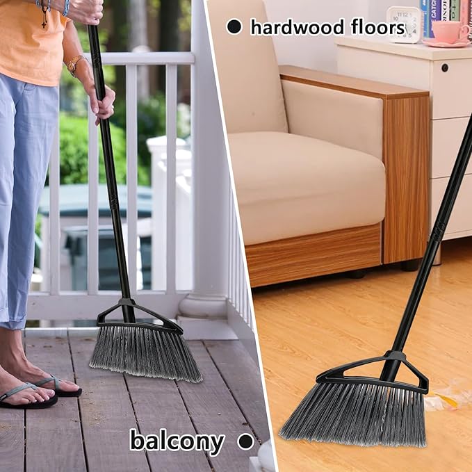 Brooms for Sweeping Indoor, House Brooms for Sweeping Indoor, Angle Broom for Floors, Kitchen Broom, Floor Broom Applied for Courtyard, Garage, etc.