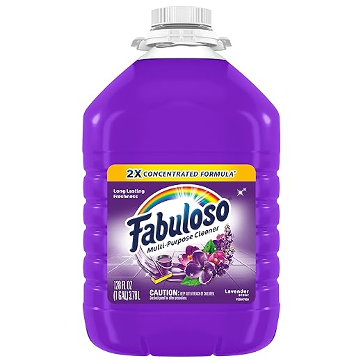 FABULOSO 128F CS SP Lavender,All-Purpose Cleaners,2X Pack of 4