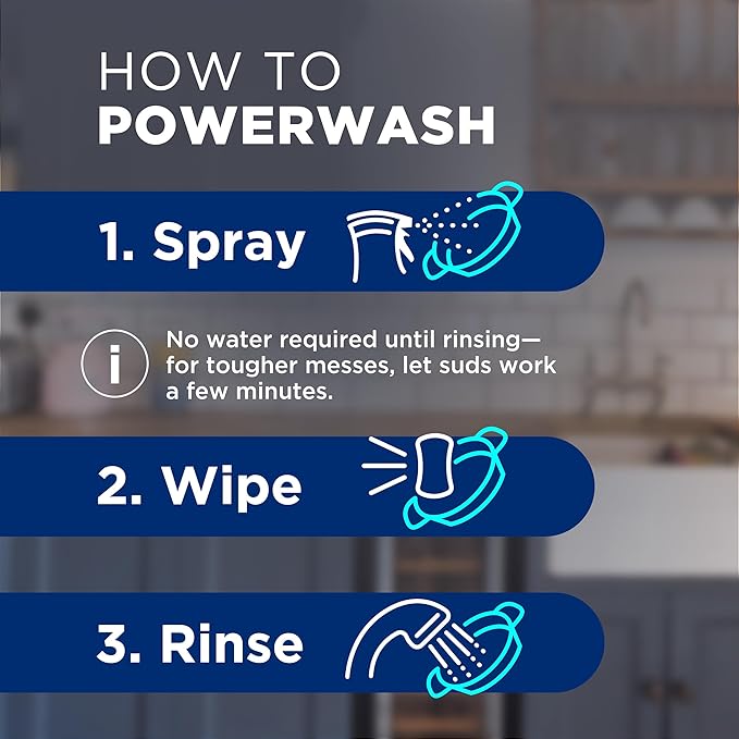 Dawn Powerwash Gain Original Dish Spray, Liquid Dish Soap 2 Refills, 43 Fl Oz