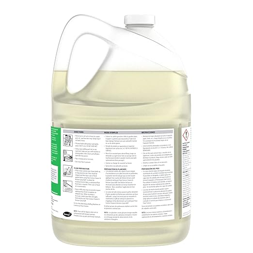 Diversey Floor Science CBD540458 Professional Cleaner and Restorer Spray Buff, Cleans & Shines with Citrus Scent, Ready-to-Use, 1-Gallon (Pack of 4)