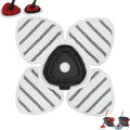 4 Pack Microfiber Flat Mop Head Refills for O-Cedar EasyWring & RinseClean Systems, Easy to Clean Corners, Ceilings, Walls