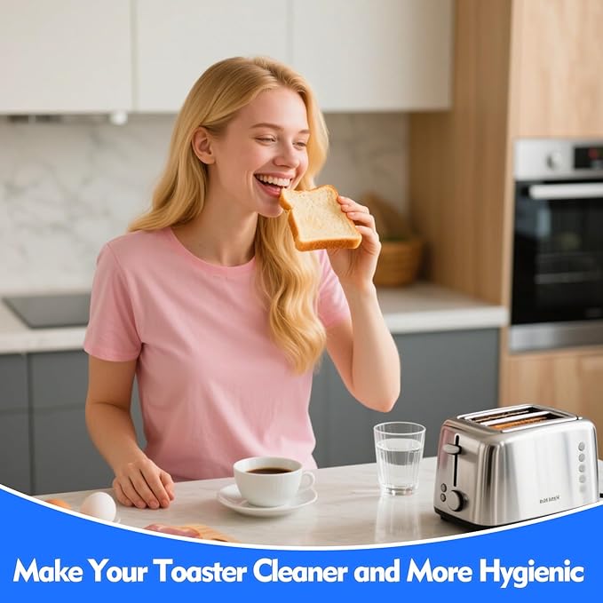 XANGNIER Toaster Cleaning Brush Set,5 Pcs Cleaner Supplies Tools kit for Toasters 2 Slice/ 4 Slice Accessories(Excluding Toaster)