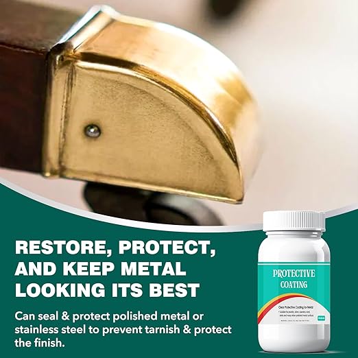 1 Oz. Clear, Protective Coating for Metal, Jewelry Coating, Jewelry Shield, Fast Drying Transparent After Curing, Long Lasting Protect Metal and Jewels from Wear, Rust