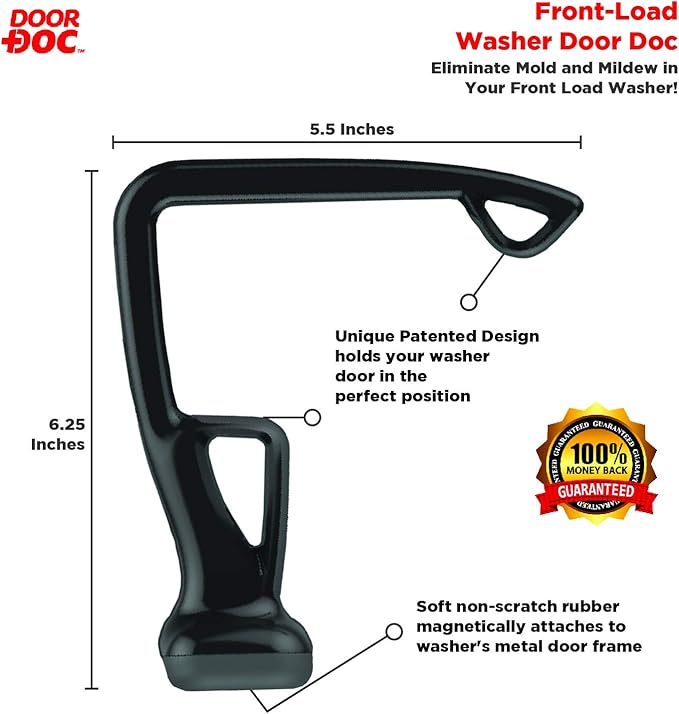 Door-Doc. Your washing machine NEEDS this, your family deserves fresh laundry, free of odor causing moisture! Stop washer odors for GOOD Simple fix for an enormous issue