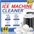 Ice Machine Cleaner Maker and Descaler -44 Ice Maker Cleaner Tablets Compatible with All Major Brands, Nickel Safe Descaler Countertop Portable Commercial Icemaker Cleaning Solution