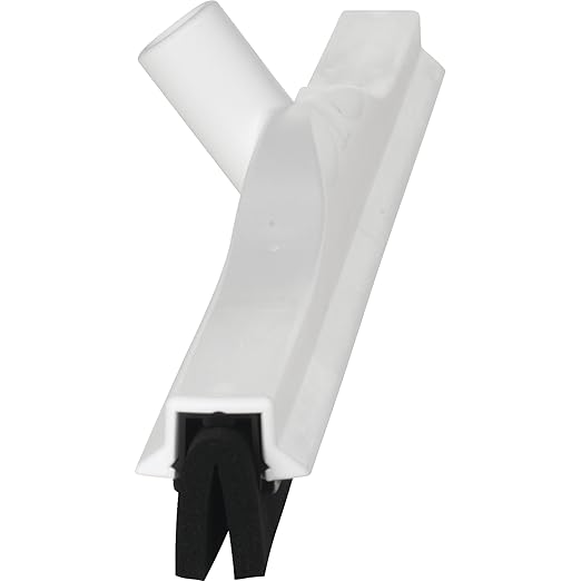 Vikan 77545 Squeegee,Fixed Head,Floor,24",PP/RB,White