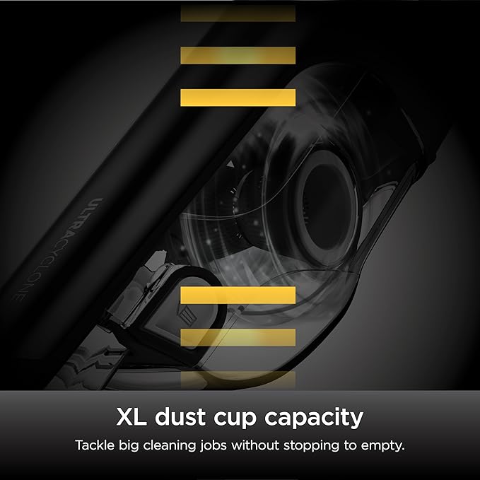 Shark UltraCyclone Pet Pro Plus Cordless Hand Vacuum, Powerful Suction, Handheld Vacuum for Car & Home, Pet Power Brush, Crevice Tool, Scrubbing Brush, XL Dust Cup, Black, CH951