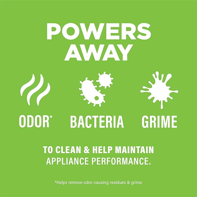 Affresh Washing Machine Cleaner, Helps Power Away Odor Causing Bacteria & Grime Deep Inside Pump, Valve & Hoses, 6 Time Release Tablets, 6 Month Supply