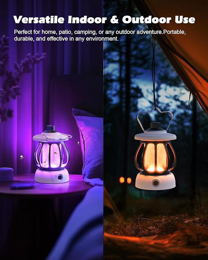 Flying Insect Trap, Fruit Fly Traps for Indoors & Outdoor Rechargeable, Quite Operation Fly Trap (Only 40 Refills)