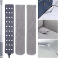 Retractable Gap Dust Cleaner with Extension Pole, Cleaning Tools with 2 Microfiber Dusting Cloths, Washable Extendable Long Handle Gap Dusters for Sofa Bed Furniture Bottom (2pcs Duster Cloths)