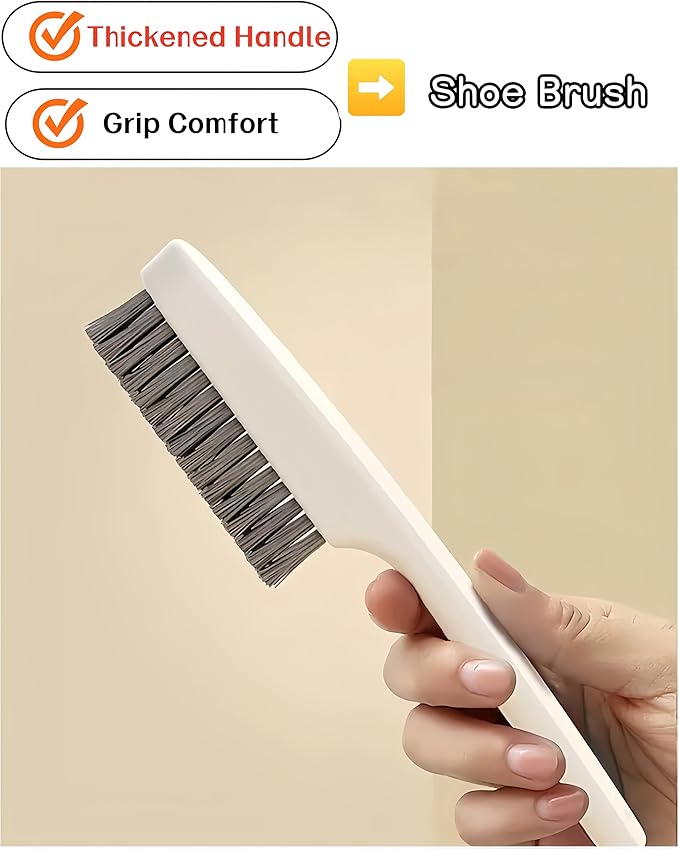 2 Pack Scrub Brush Laundry Cleaning Brush Soft Bristle Household Cleaning Brushes Carpet Brush Upholstery Brush Small Scrubbing Brush Stain Remover Brushes for Fabric,Hat,Clothes,Bag & More
