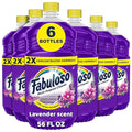 Fabuloso 2X Multi-Purpose Cleaner, No Rinse Floor Cleaner, Long-Lasting Freshness, Lavender Scent, 56 fl oz