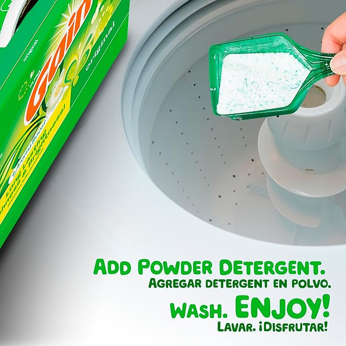 Gain Powder Laundry Detergent, Original Scent, 133 Loads, 123 OZ (Pack of 2)