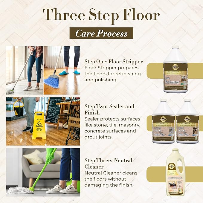 Trewax Professional Gold Label Heavy Duty Floor Stripper, 1-Gallon