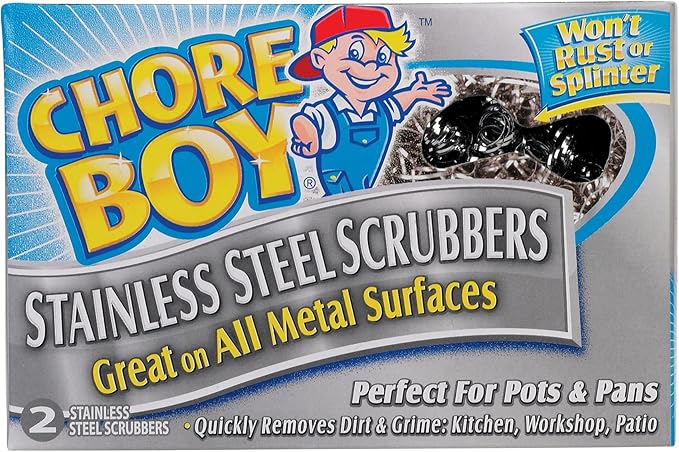 Chore Boy 2 Count Stainless Steel Scrubbers