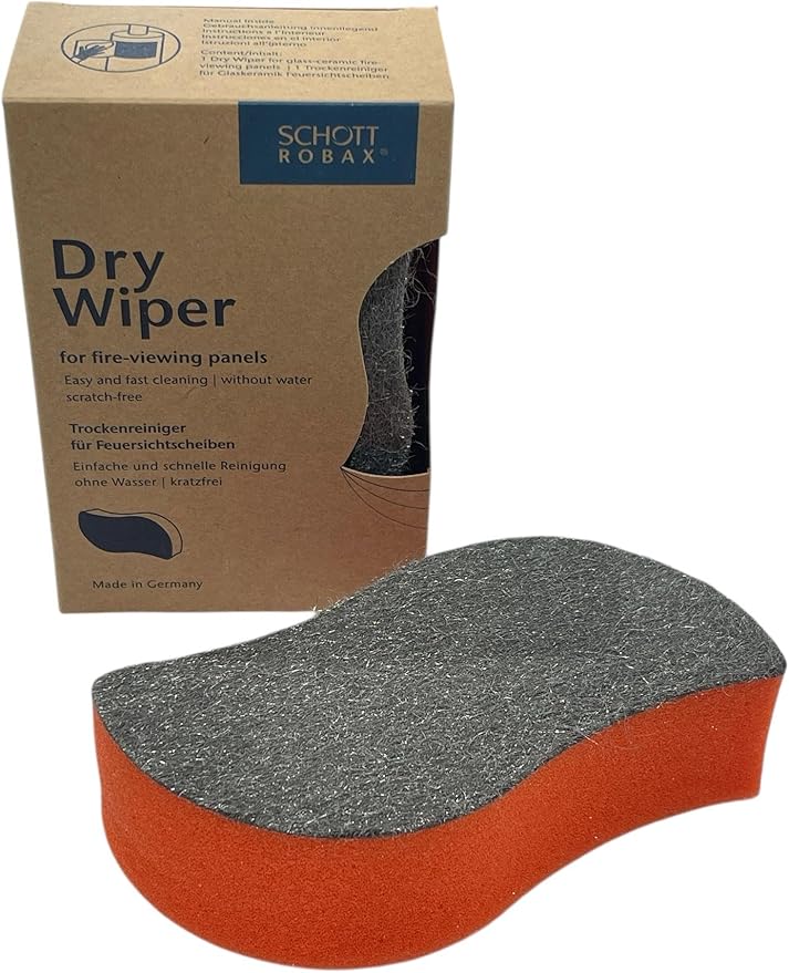 Atmosfire Dry Wiper – 7ADW | Non-Scratch Ceramic Glass Cleaner for Wood Stoves & Fireplaces