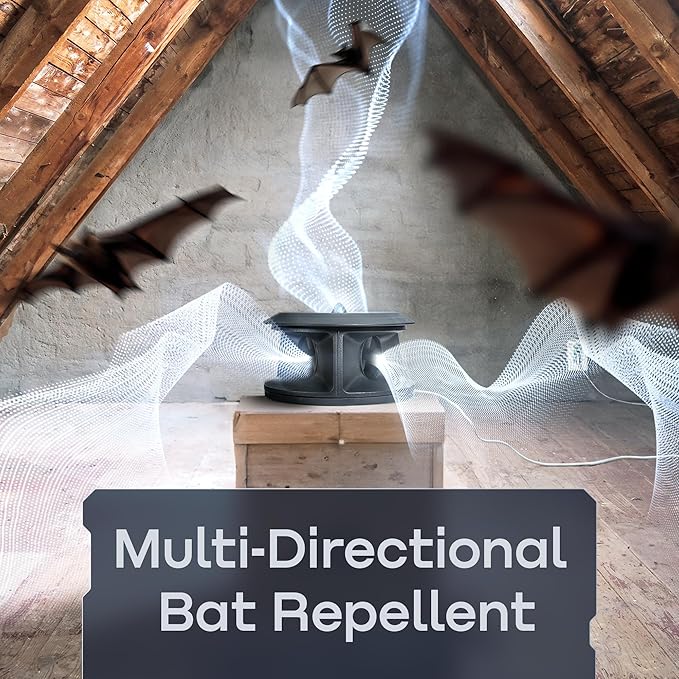 CLEANRTH BCS202 Bat-Blocker Pro - Safe Ultrasonic Bat Repellent (2 Pack)