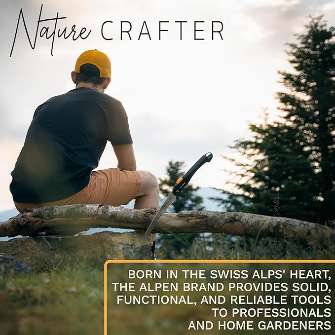 Alpen Weisshorn 280 Loppers, Cuts 1.58" Diameter - 32" Cam-Assisted Professional Garden Bypass Lopper and Tree Trimmer - Japanese High Carbon Steel Blades