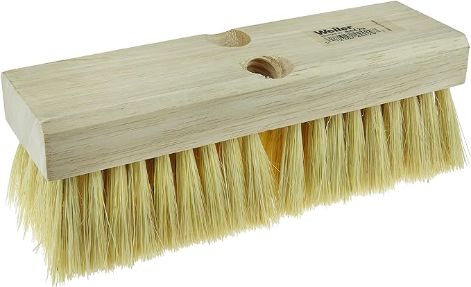 Weiler 44429 9" Block Size, 5 X 14 No. Of Rows, Wood Block, Tampico Fill, Deck Scrub Brush
