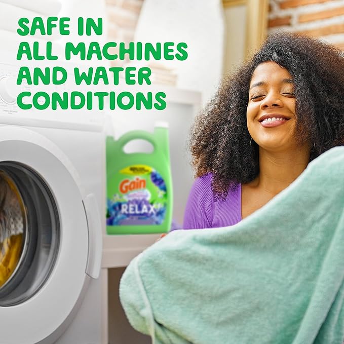 Gain Liquid Fabric Softener (Fabric Conditioner), Relax, 127 fl oz, 188 Loads