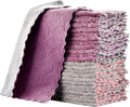 lSmall Reusable Cleaning Cloths, 6 x 10 inch, Super Absorbent Multipurpose Dish Cloths, for Furniture Rags, Kitchen Cloths, Tableware Quick-Drying Towels(11PCS)
