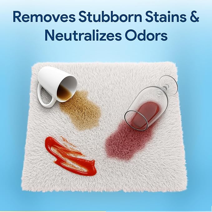 stain remover spray – Spot Cleaner for Carpet, Upholstery, Rugs & Fabric | Pet Stain & Odor Remover | Just Add Water Starter Kit with Refillable Bottle & Concentrated Pod 33 fl oz