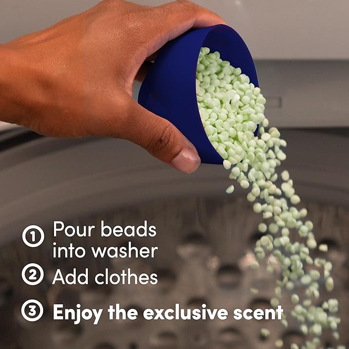Downy Cozy Collection In-Wash Laundry Scent Booster Beads, Pistachio Cream Scent, 7.8 oz, Limited Edition Laundry Beads