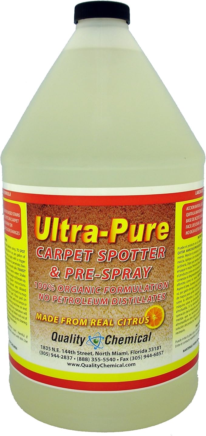 Quality Chemical Ultra-Pure Carpet Spotter & Pre-Spray-1 gallon (128 oz.)