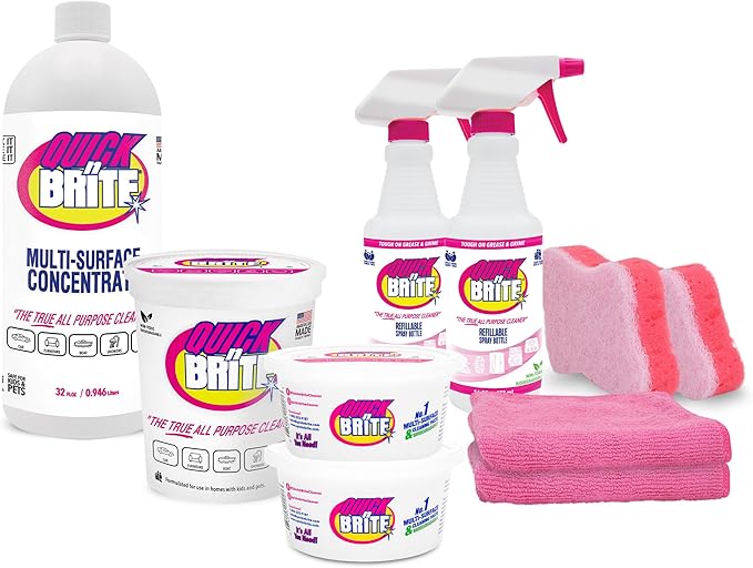 Quick 'n Brite All Purpose Cleaner Combo Kit (I Love QB Kit)