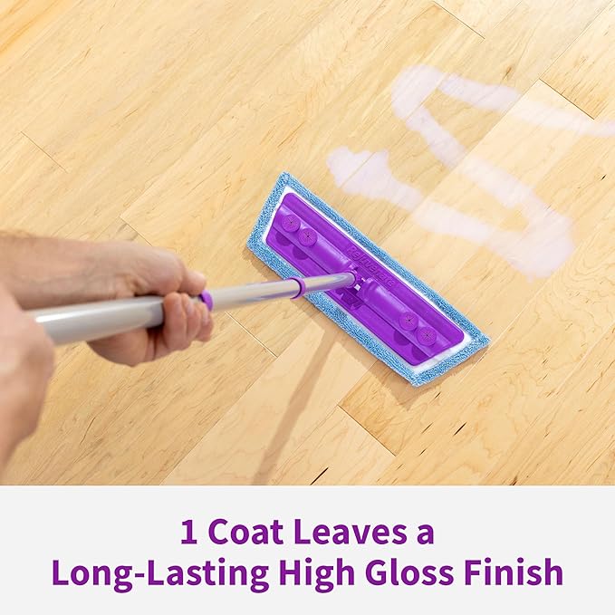 Rejuvenate Professional Wood Floor Restorer Fills Scratches, Shines And Protects Wood Flooring For A High Gloss Shine, 32 Ounces, 6 Pack