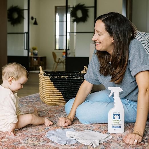 Dr. Brown's Laundry Spray Stain and Odor Remover for Baby Clothes, Hypoallergenic, Fragrance-Free, 16 fl oz, 3-Pack