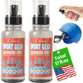(2-Pack) Calvana 8.5 fl. oz Sports Equipment Deodorizer Spray, Heavy-Duty Odor Eliminator for Helmet, Hockey & Gym Bag, Boxing Glove, Work Boot, and Athletic Gear, Travel-Friendly, Total 17 fl.oz