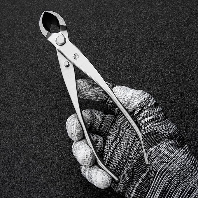 tianbonsai Bonsai Tools 180 Mm Round Edge Cutter Multifunctional Bonsai Cutter With Both Straight Edge And Round Edge