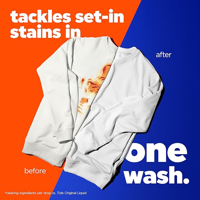 Tide 4-in-1 Ultra Oxi PODS Laundry Detergent Pacs, 85 Count, HE Compatible, Built in Pre-treater for Stains