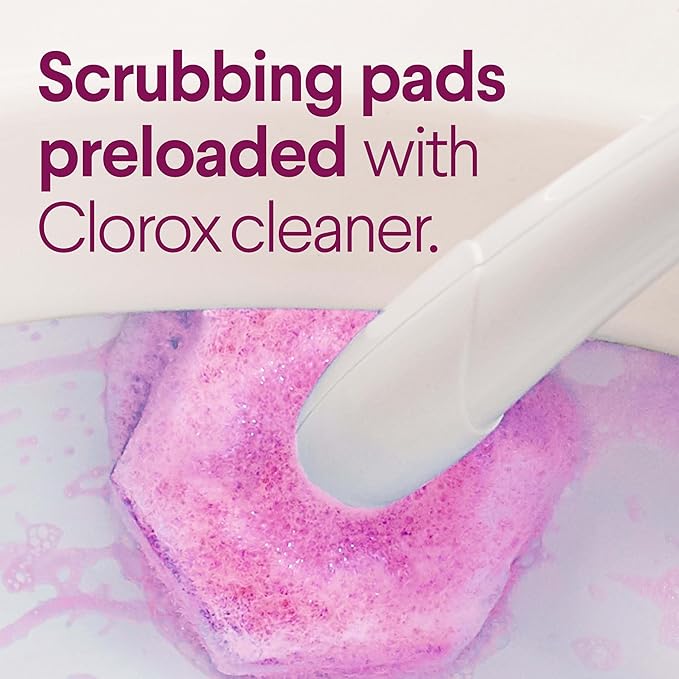 Clorox Scentiva ToiletWand Refills, Cherry Blossom and Peach, 10 Count