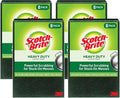Scotch-Brite Heavy Duty Large Scour 8 Pads, Scouring Pads for Kitchen and Dish Cleaning, (Pack of 4)