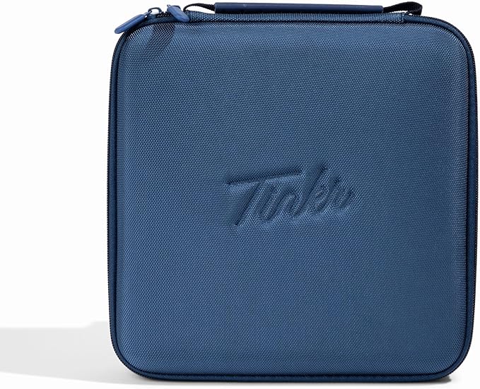 TINKR Mini Car Vacuum, Cordless Handheld Vacuum with 6000Pa Suction Power, High Speed 47000 RPM Motor, Efficient Airflow Design, Dual Nozzles, USB C Recharge, and Travel Bag (Midnight Blue)