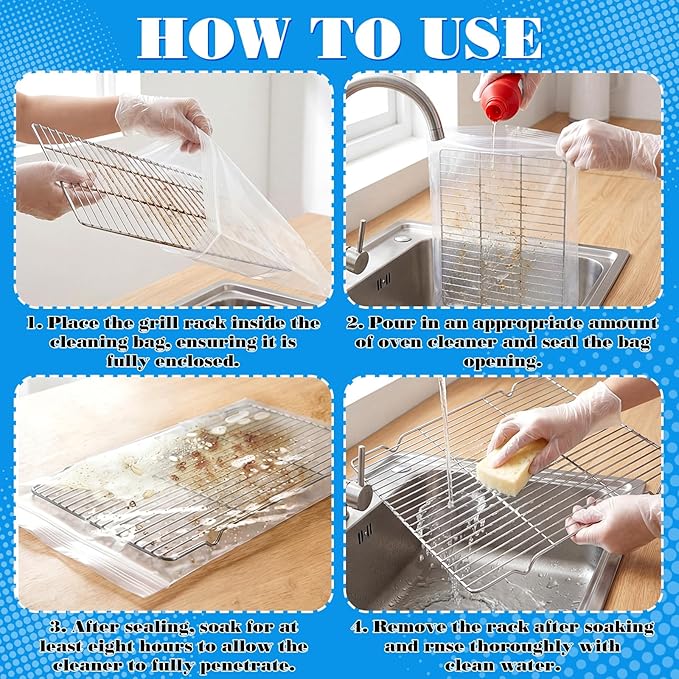 15 Pack Large Clear Zip Bags Reclosable Zip Plastic Lock Poly Bags 13.4 x 9.5 Inch - Thick Heavy Duty Clear with Lock Seal Zipper for Storage, Organization, Travel & Kitchen(12.6" X 17.7")