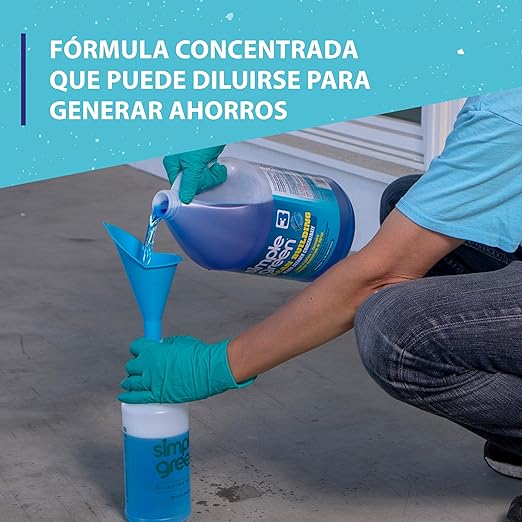 Simple Green 11301 Clean Building Glass Cleaner Concentrate, Unscented, 1gal Bottle (Case of 2)