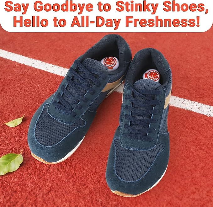 Knixmax Versatile Deodorizer Balls for Shoes Gym Bags Home Freshener for Closets Lockers Odor Eater Eliminate Unpleasant Scent Cologne Basketball