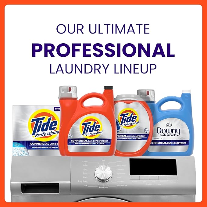 Downy Fabric Softener, Bulk Liquid Fabric Conditioner for Commercial & Residential Washing Machines, 190 loads, Clean & Fresh Scent, 140 fl oz (Case of 4)