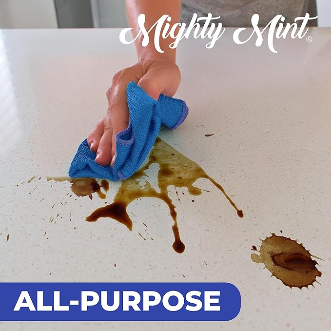 Mighty Mint All-Purpose Cleaner Spray – Plant-Based, Multi-Surface Cleaning for Kitchen, Bathroom & Home – Cuts Grease, Dirt & Grime - Peppermint Scent, 16 oz