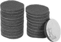 HARFINGTON 20pcs Scrubber Scouring Pads 1200 Grits 3 Inch Drill Power Brush Hoop and Loop Surface Conditioning Disc Drill Scuffing Disc Scrub Pads for Home Kitchen Cleaning, Light Grey