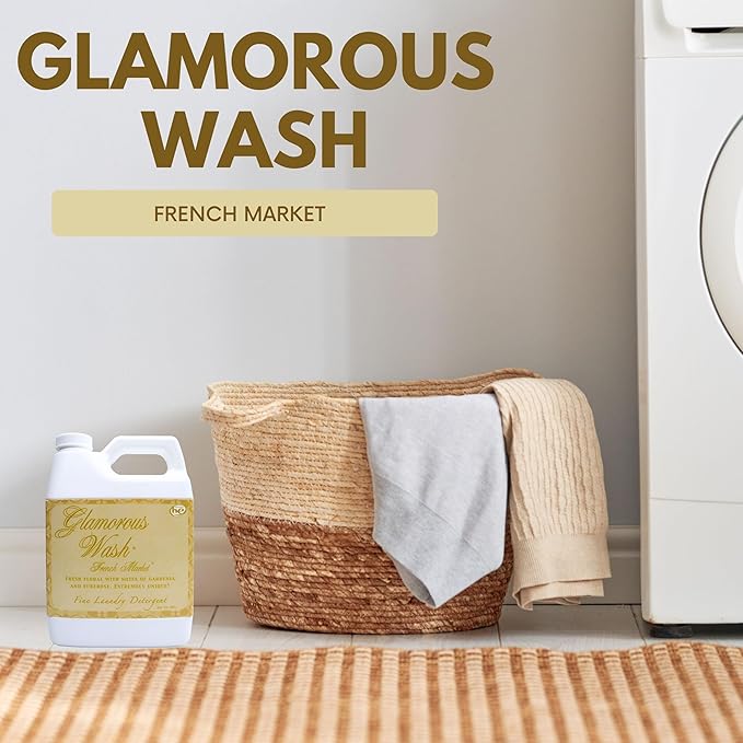 Worldwide Nutrition Bundle Compatible with Tyler Glamorous Wash French Market Scent Fine Laundry Liquid Detergent - Luxury Liquid Laundry Detergent - 907g (32 Fl Oz) Container with Keychain